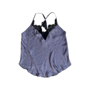 Free People mauve lace cami